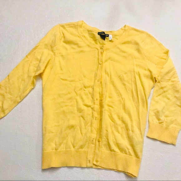 NEW Canari Yellow Cardigan - Picture 2 of 6